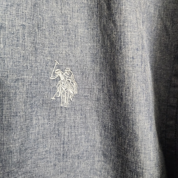 US.POLO.ASSN. Gray Jacket for Men Medium Windbreaker - Picture 3 of 12